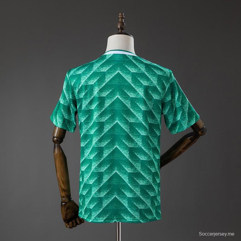 قميص ألمانيا خارج أرضها بنمط كلاسيكي لموسم 90/91