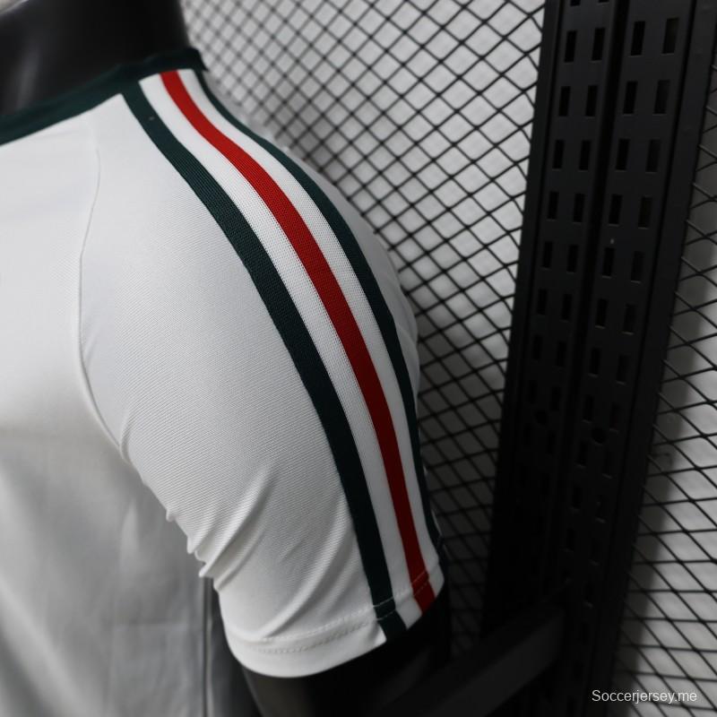 قميص المنتخب المكسيكي الأبيض للعب خارج أرضه، إصدار اللاعب 2026