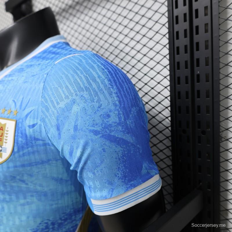 قميص اللاعب الإصدار 2026، قميص أوروغواي الرئيسي باللون الأزرق السماوي، إصدار خاص