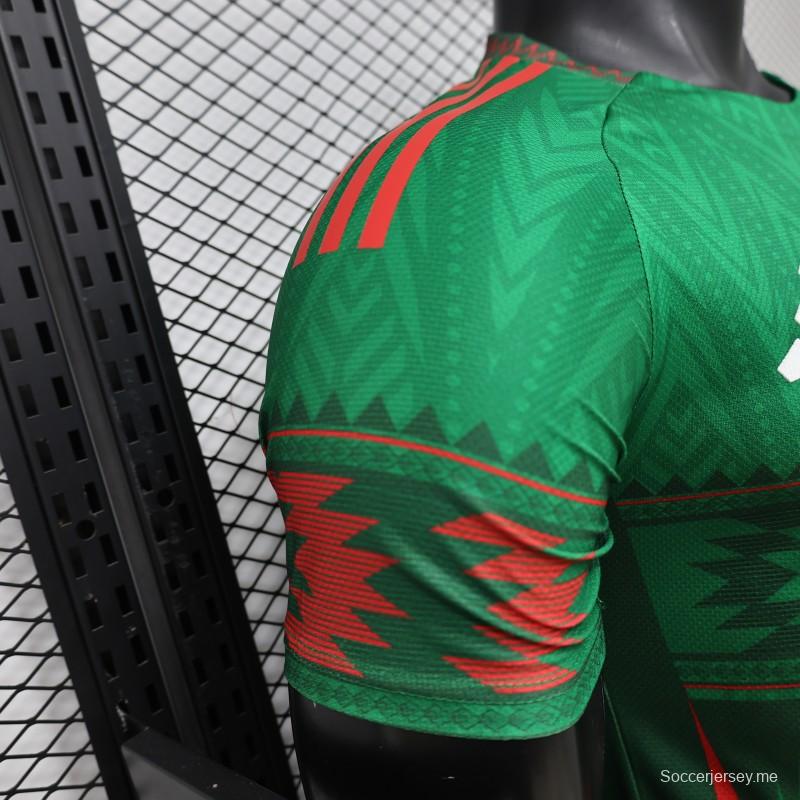 قميص الفريق الأول الخاص بالمباريات على أرضه من الإصدار الخاص "Player Version 2026 Mexico Green"