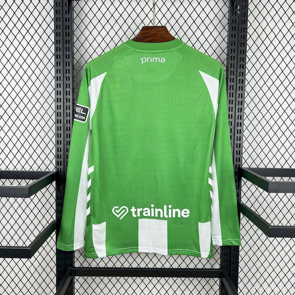 2025/26 قميص بأكمام طويلة الأكمام للرجال لريال بيتيس