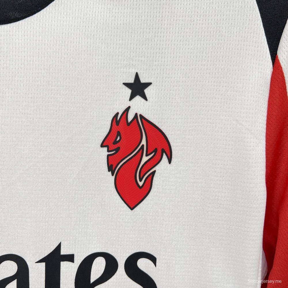 2025/26 قميص رجالي بأكمام طويلة للرجال من ميلانو ميلان اسي ميلانو اوايي