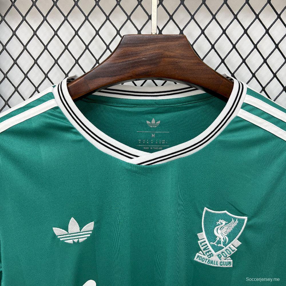 2025/26 قميص رجالي بأكمام طويلة للرجال من ليفربول الثالث