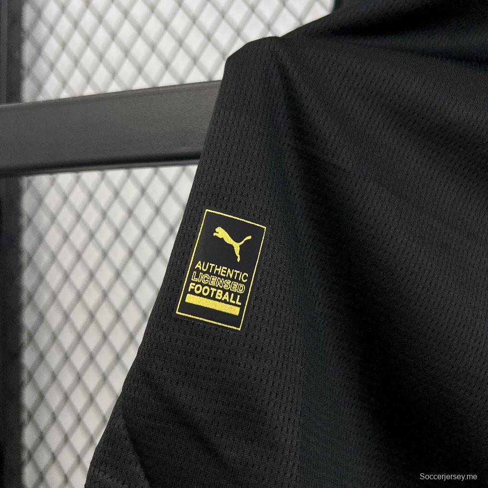 2025/26 قميص بأكمام طويلة الأكمام للرجال لمانشستر سيتي خارجي