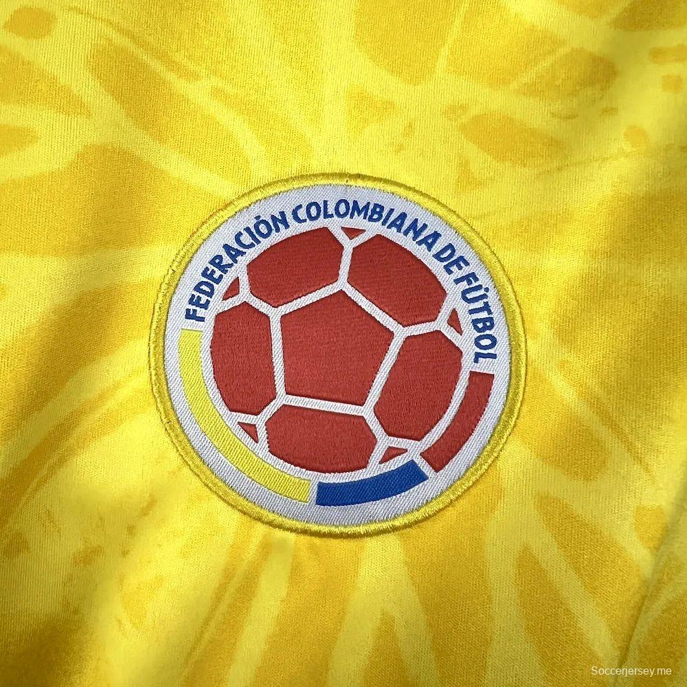 2026 قميص بأكمام طويلة للرجال لكأس العالم 2026 للرجال كولومبيا