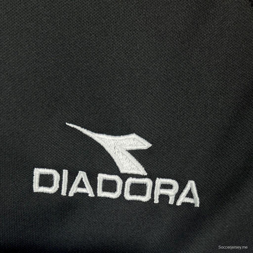 قميص بأكمام طويلة الأكمام طويلة الأكمام 1998/99 ريترو روما الثالث