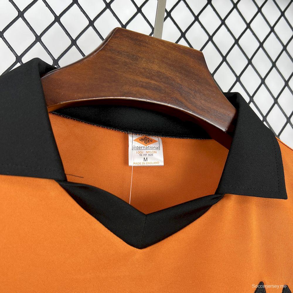 قميص بأكمام طويلة طويلة الأكمام ريترو وولفز 1980/81