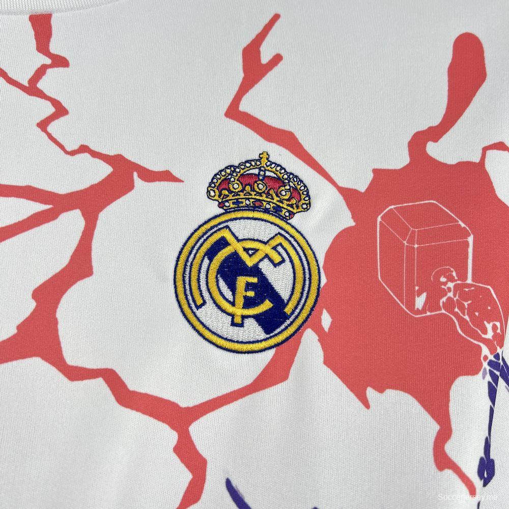 قميص ريال مدريد للرجال لموسم 2025/2026 قبل المباريات
