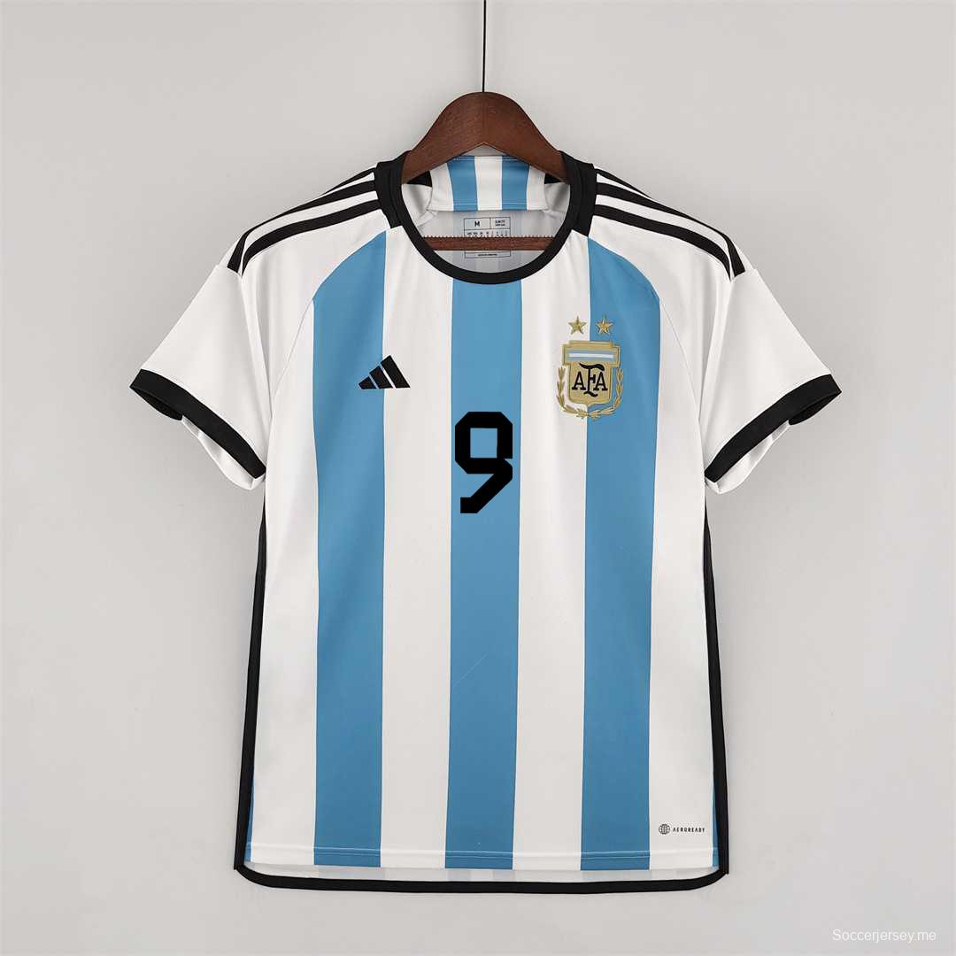 2022 قميص منتخب الأرجنتين 2022 لكرة القدم الأساسي
