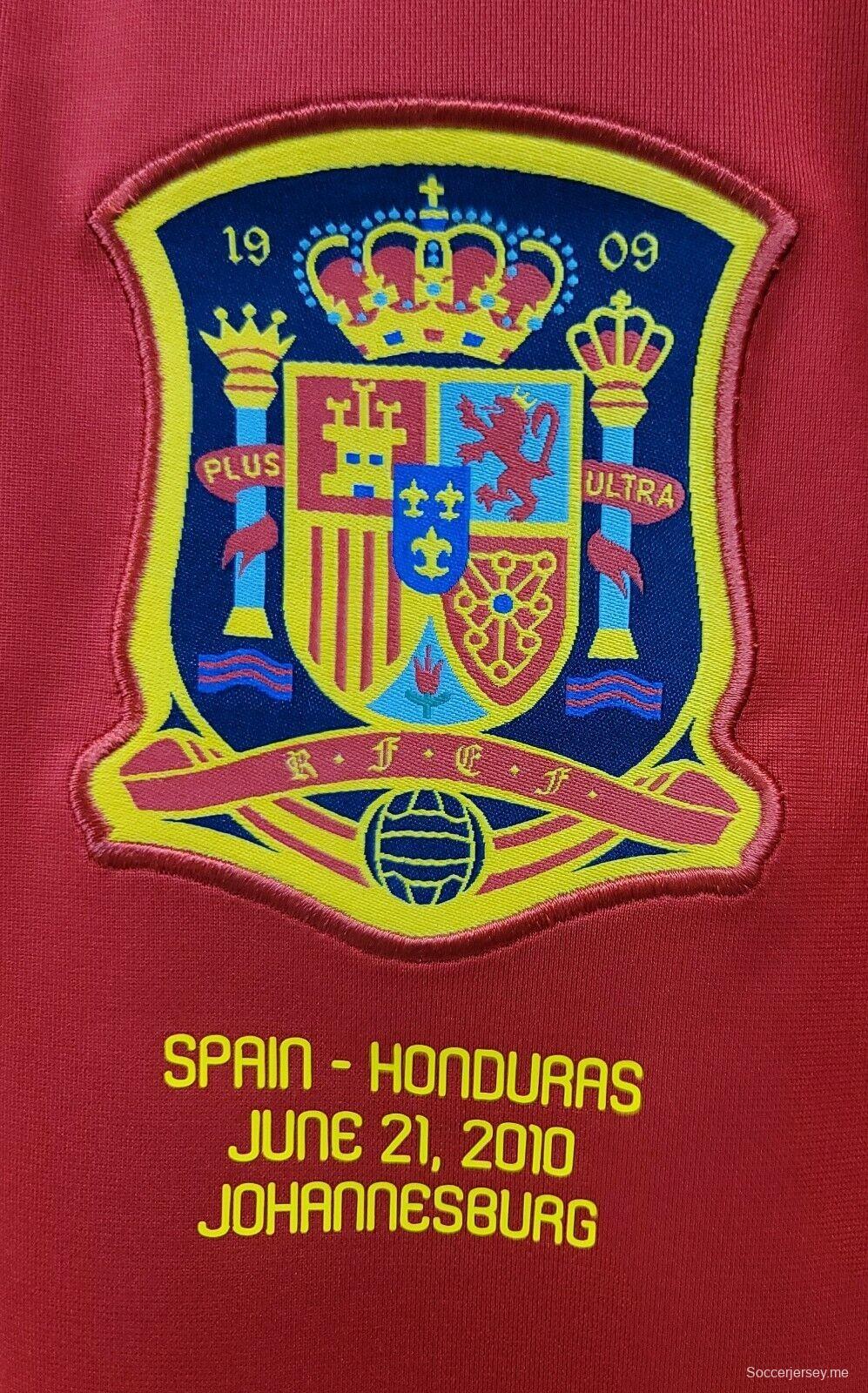 قميص منتخب إسبانيا 2010 ريترو 2010
