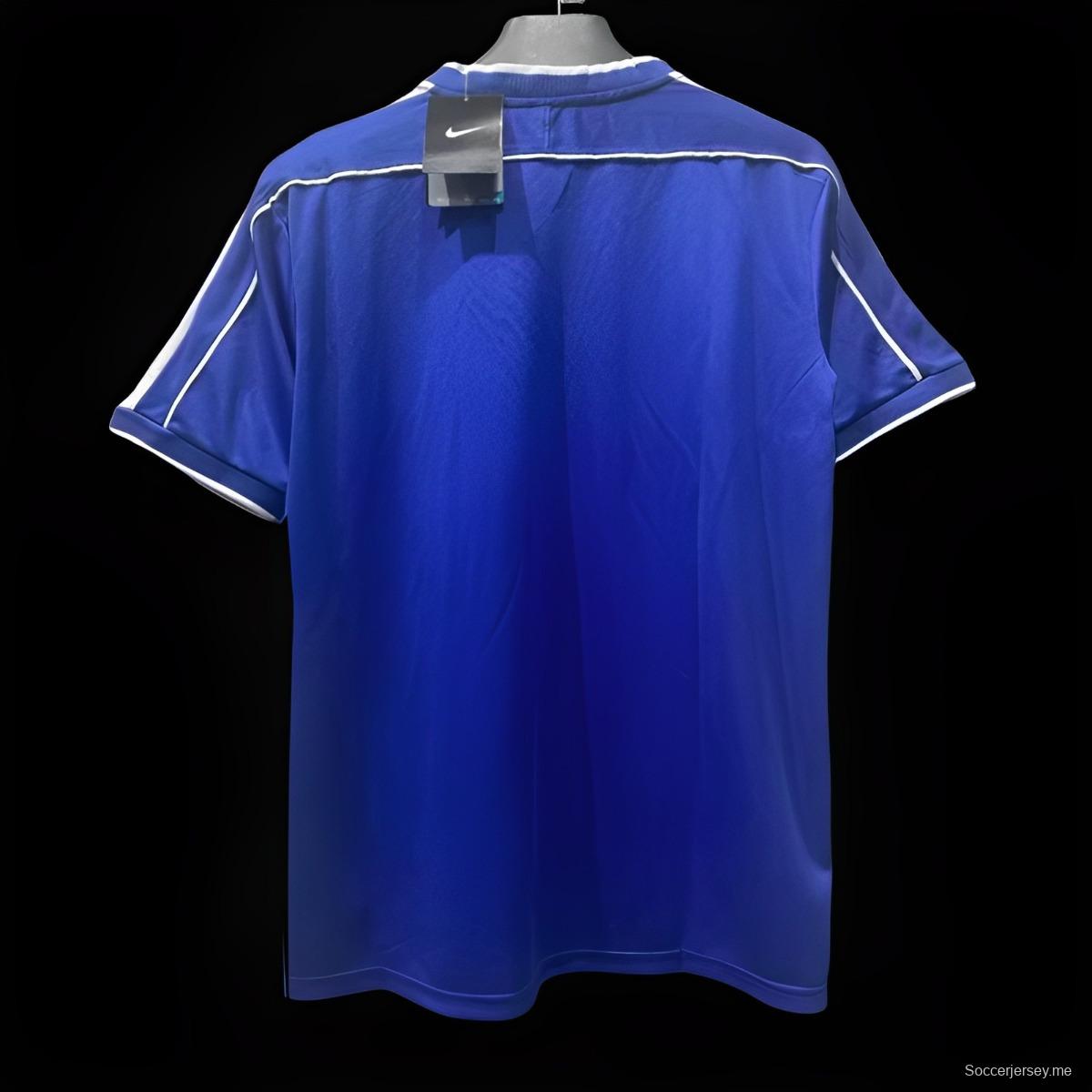 قميص أزرق ريترو 1998 البرازيل خارجي أزرق قديم
