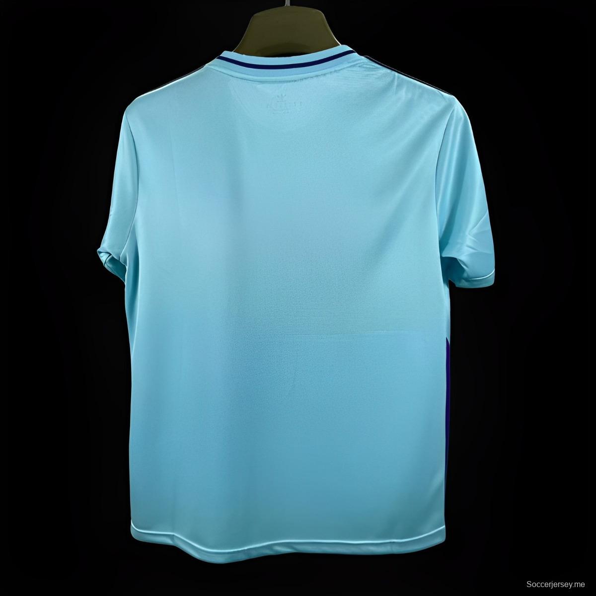 24/25 قميص أرسنال أزرق اللون الأزرق
