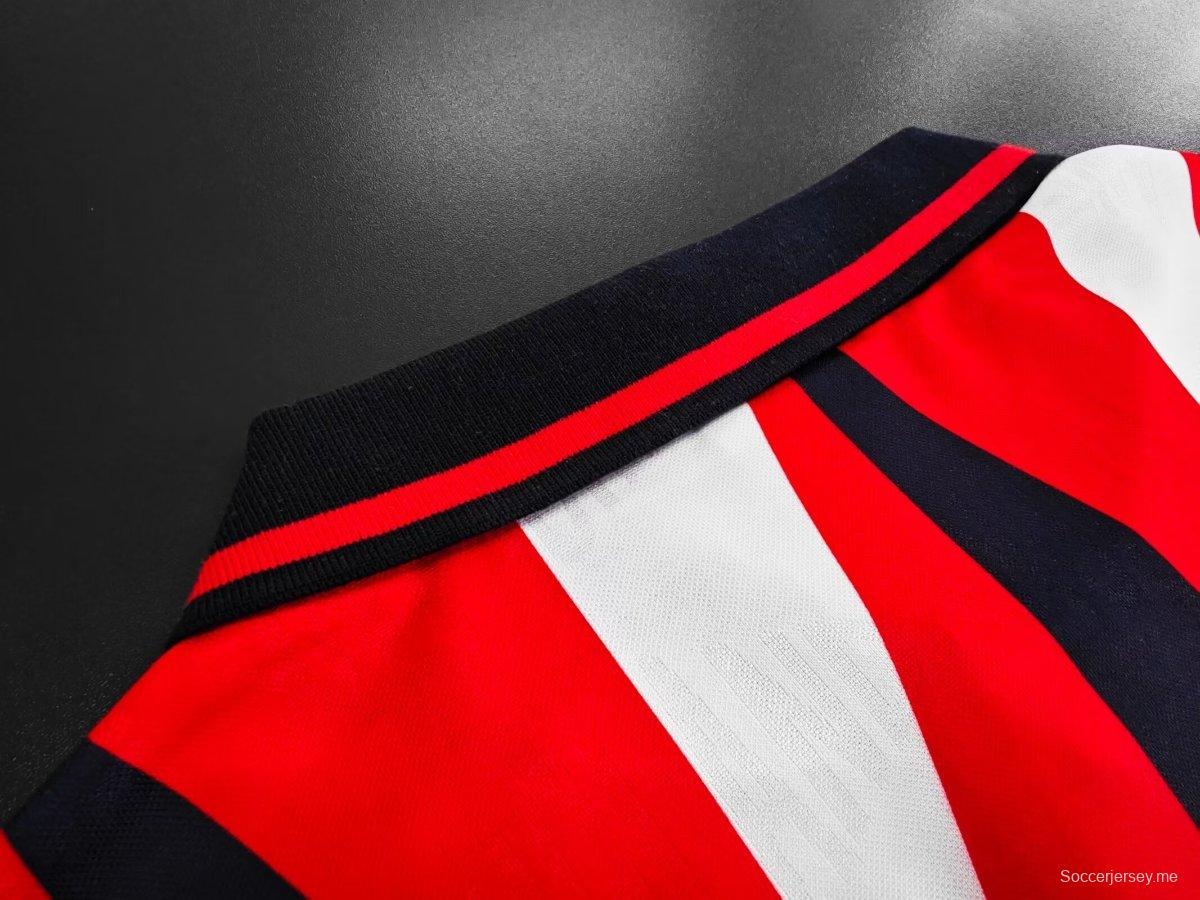 قميص إنجلترا ريترو 1992 إنجلترا خارجي أحمر اللون الأحمر
