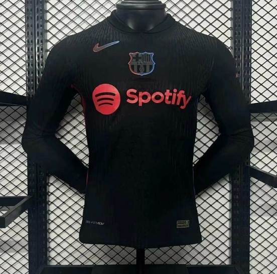 إصدار اللاعب 24/25 قميص بأكمام طويلة الأكمام من برشلونة 24/25
