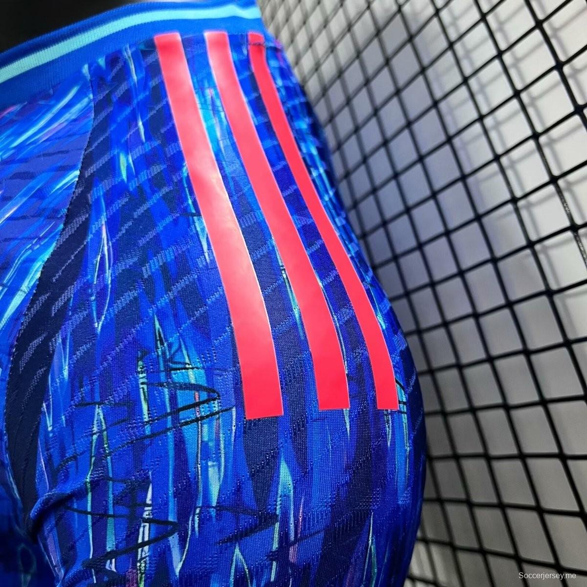 إصدار اللاعب 2024 قميص اليابان الأزرق الخاص 2024
