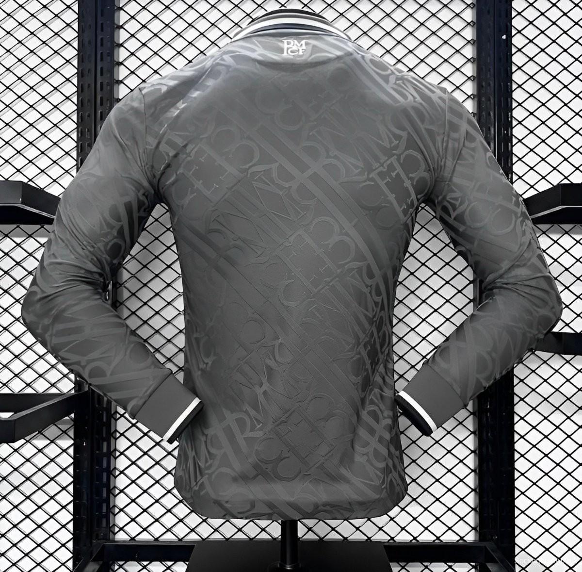 إصدار اللاعب 24/25 قميص ريال مدريد الثالث بأكمام طويلة الأكمام 24/25
