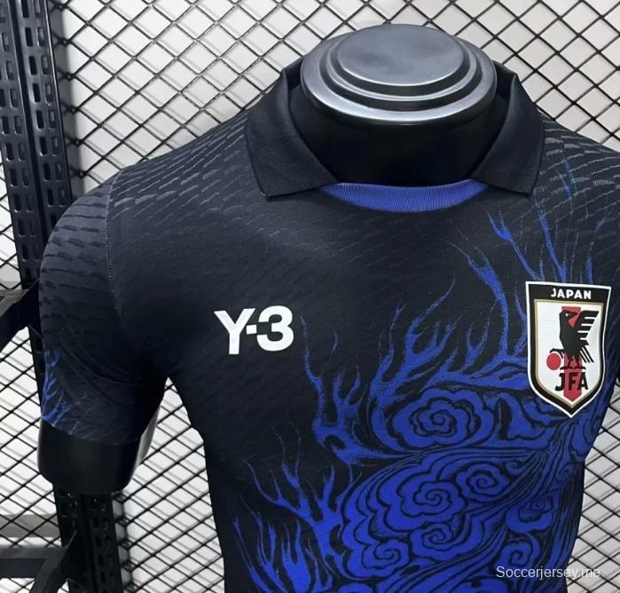 إصدار اللاعب 2024 قميص خاص أسود/أزرق 2024
