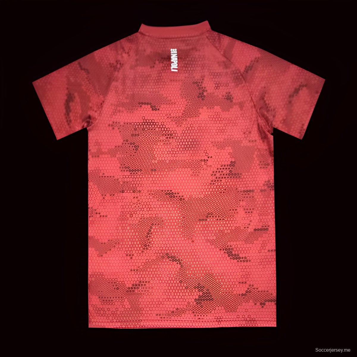 24/25 قميص تدريب SSC نابولي الأحمر
