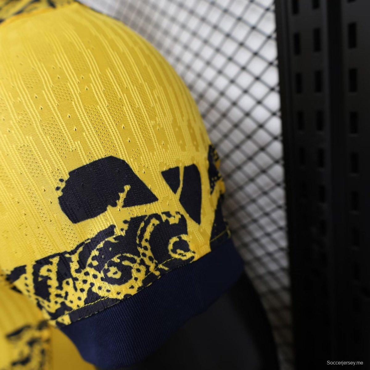 إصدار اللاعب 24/25 قميص إنتر ميلان الأصفر الثالث 24/25
