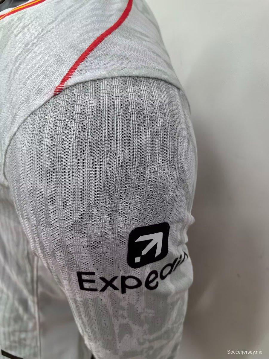 إصدار اللاعب 24/25 ليفربول الثالث بأكمام طويلة الأكمام جيريزي ليفربول الثالث