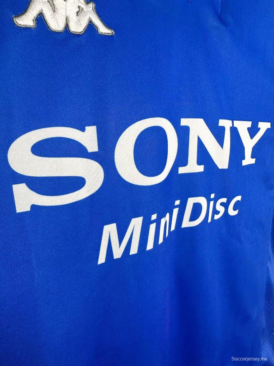 قميص ريترو 97/99 يوفنتوس ذهاباً وإياباً أزرق بأكمام طويلة