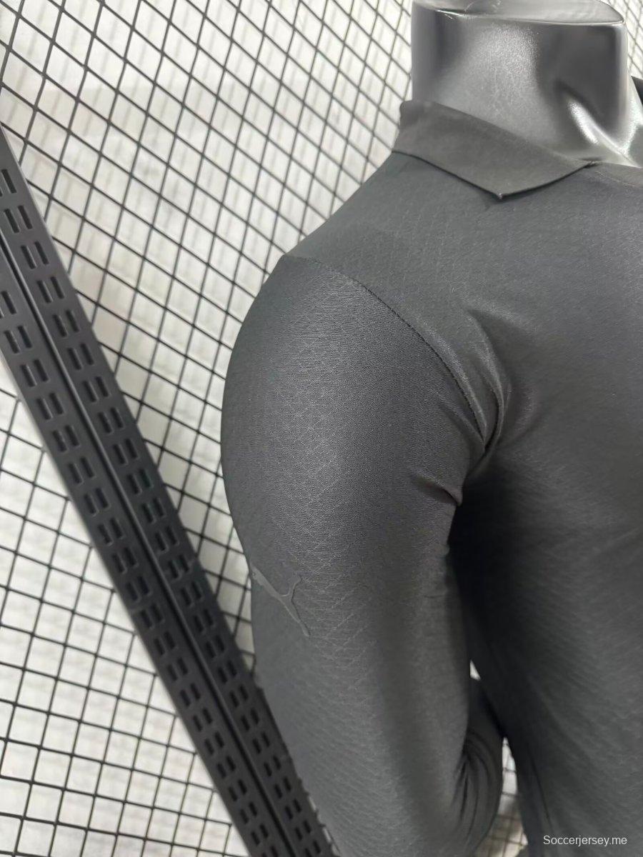 إصدار اللاعب 24/25 قميص بأكمام طويلة أسود اللون بمناسبة الذكرى 125 لتأسيس ميلان 24/25