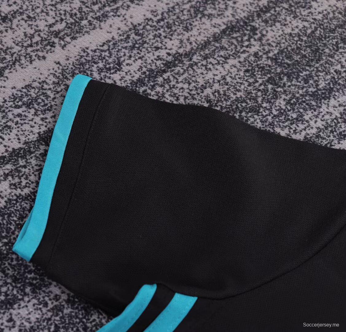 قميص ريترو كيدز 17/18 ريال مدريد اوايي أسود اللون أسود اللون