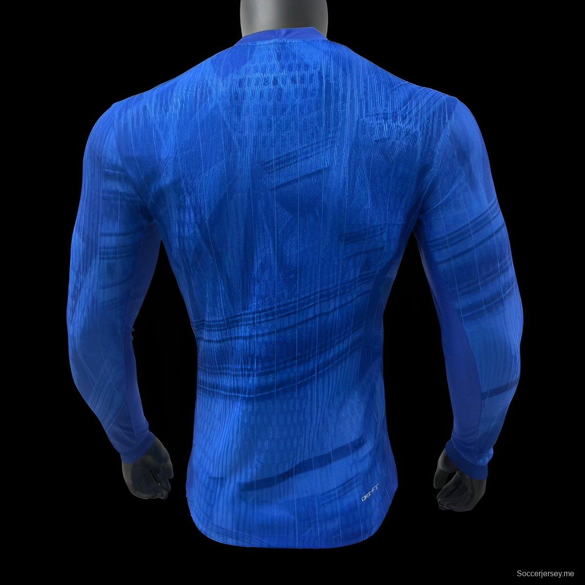 نسخة اللاعب 25/26 قميص تشيلسي المنزلي بأكمام طويلة الأكمام 25/26