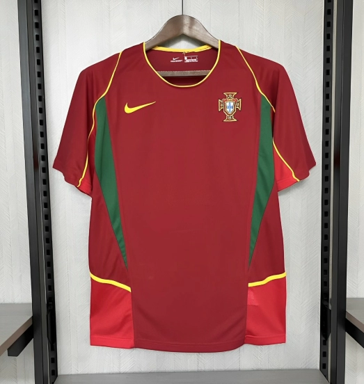 قميص منتخب البرتغال 2002 ريترو هوم جيرسي