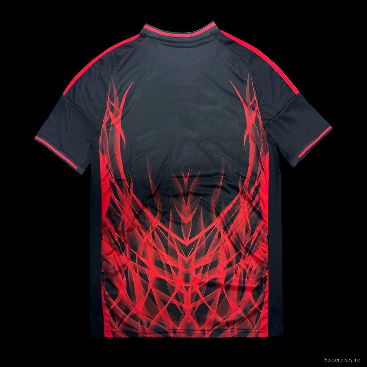 25/26 قميص بنفيكا خارجي أسود اللون أسود اللون