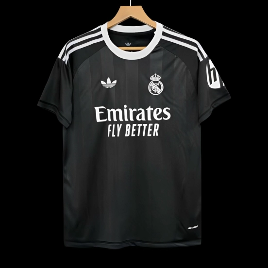 25/26 قميص حارس مرمى ريال مدريد الأسود