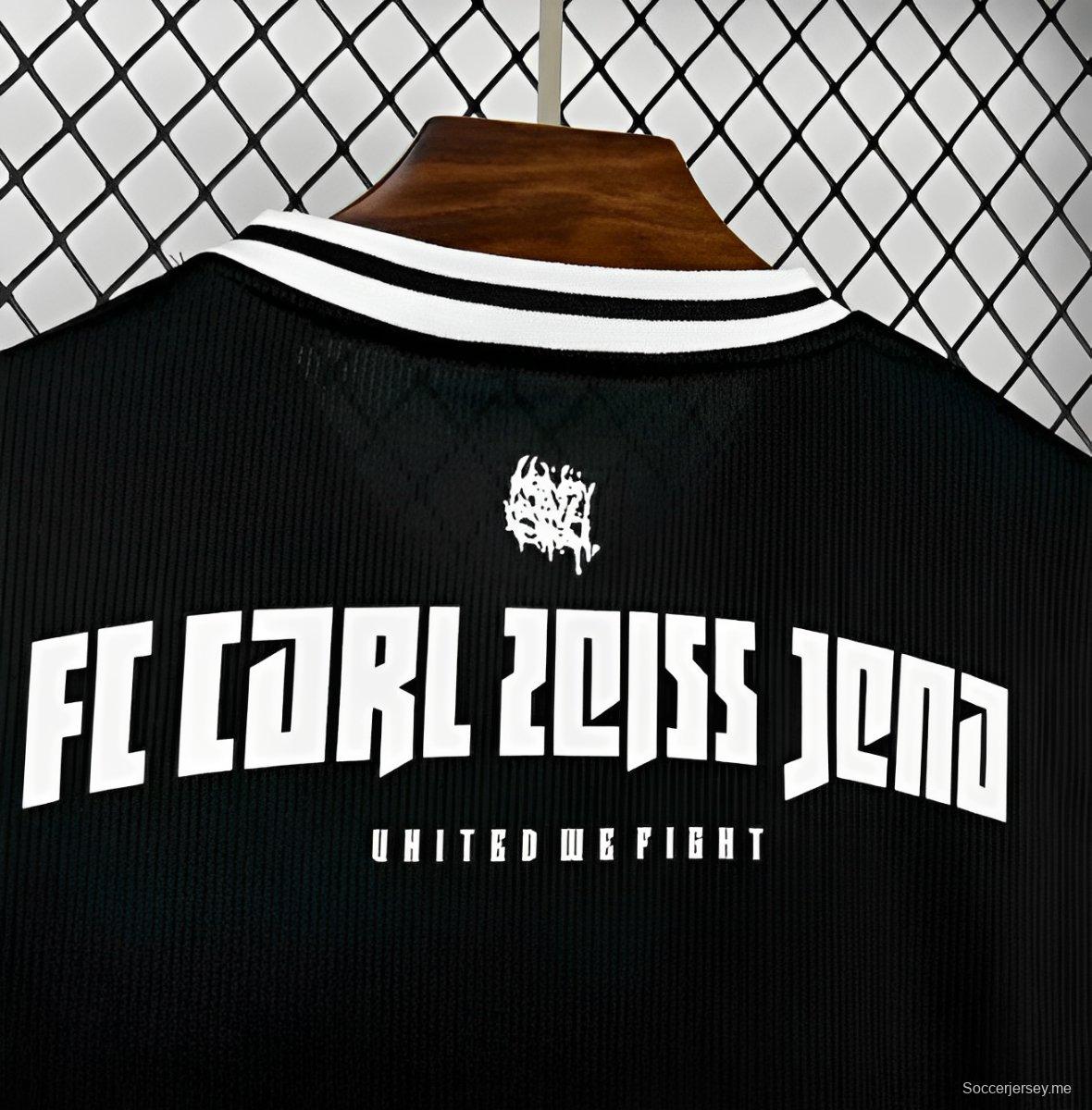 25/26 قميص كارل زايس جينا قبل المباراة الخاصة باللون الأسود