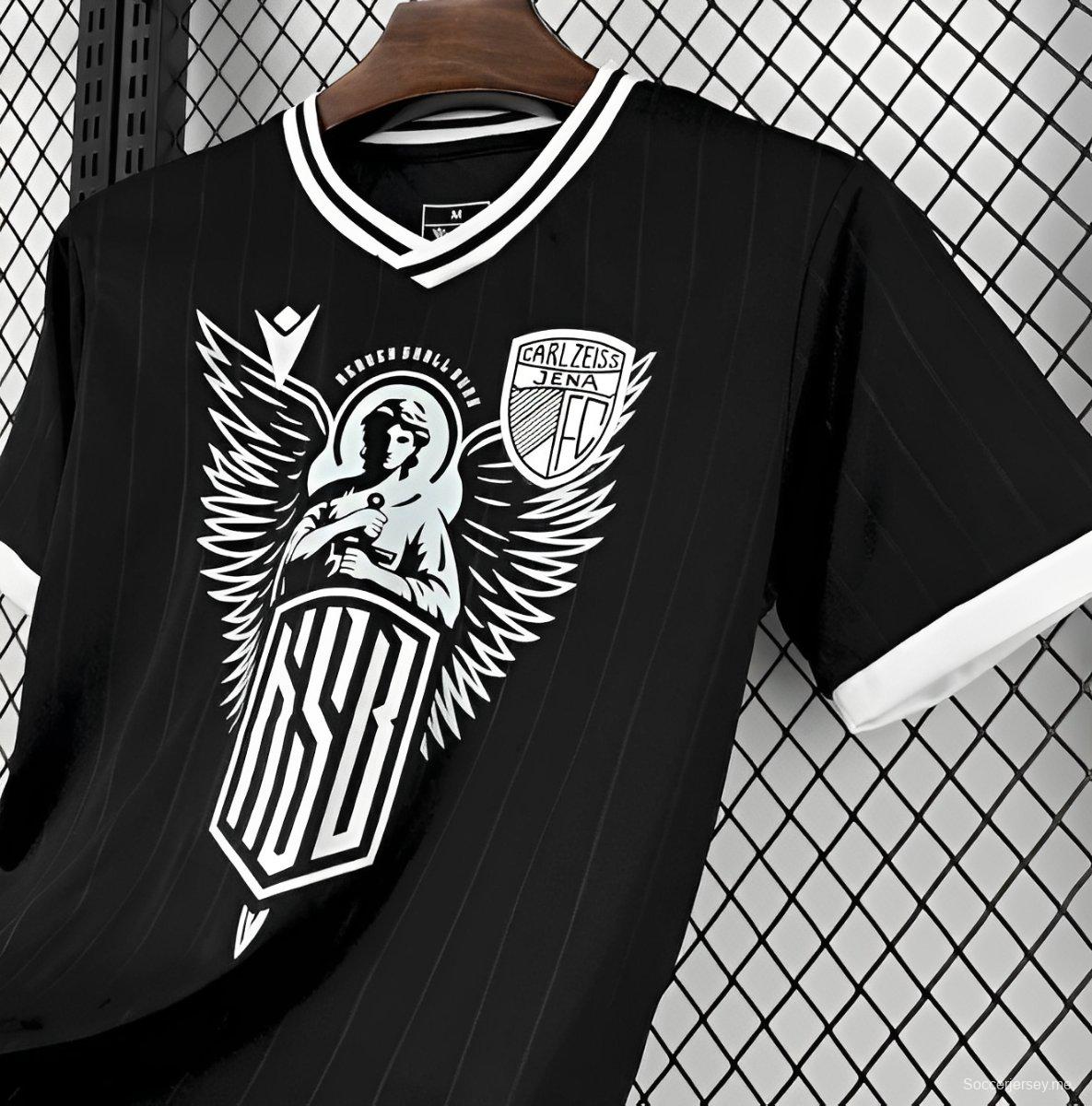 25/26 قميص كارل زايس جينا قبل المباراة الخاصة باللون الأسود