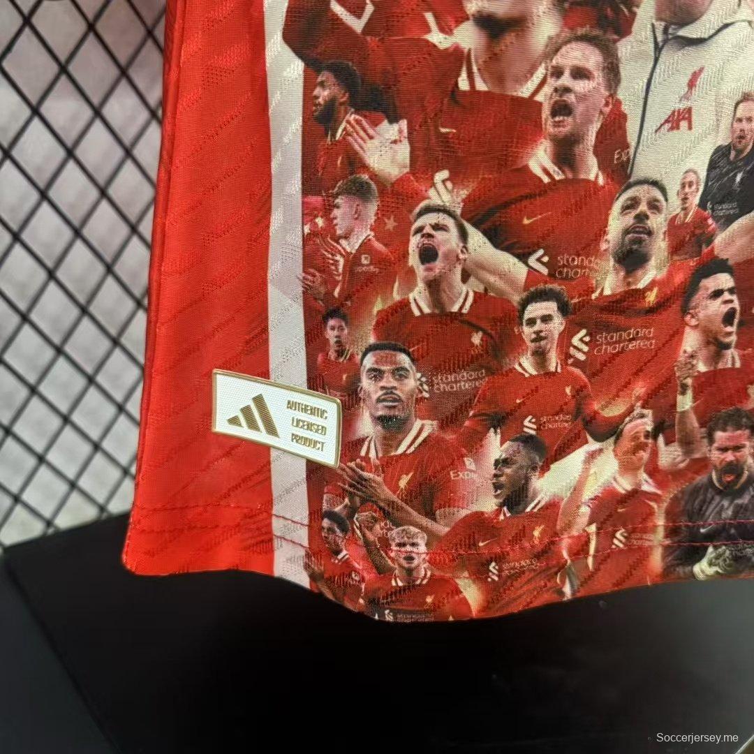 نسخة اللاعب 25/26 قميص بطل ليفربول 20 مرة بطل ليفربول 20 مرة