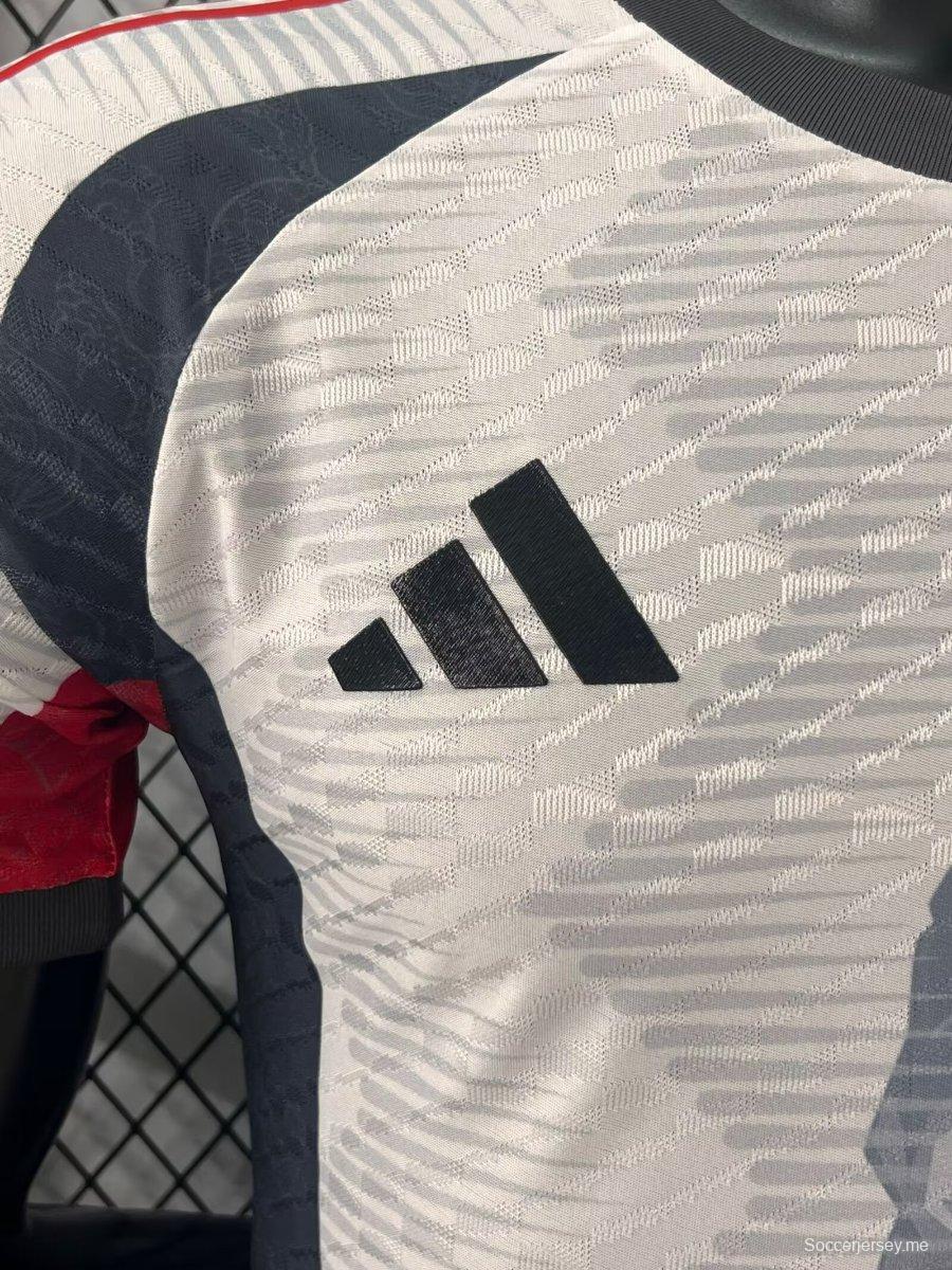 إصدار اللاعب 2025 قميص أبيض مكسيكي مع قميص محارب الأزتك 2025