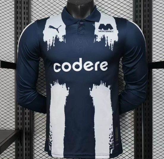 إصدار اللاعب 25/26 قميص بأكمام طويلة الأكمام من مونتيري 25/26