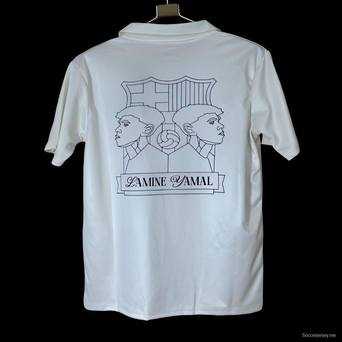 25/26 برشلونة لامين يامال قميص بطبعة خاصة