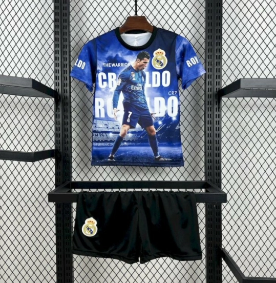 2025/26 كيدز طقم كريستيانو رونالدو ريال مدريد 2025/26 كيدز