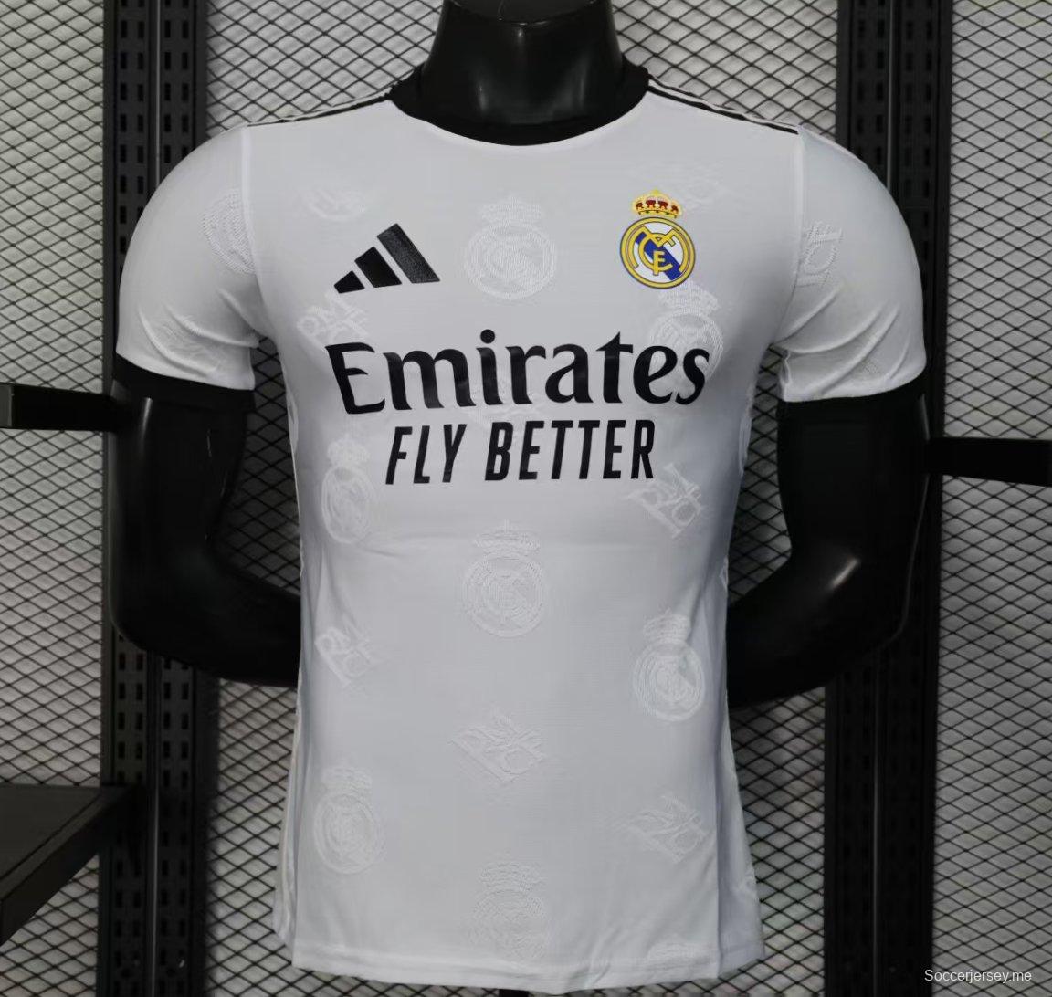 إصدار اللاعب 25/26 قميص ريال مدريد الأبيض الخاص 25/26