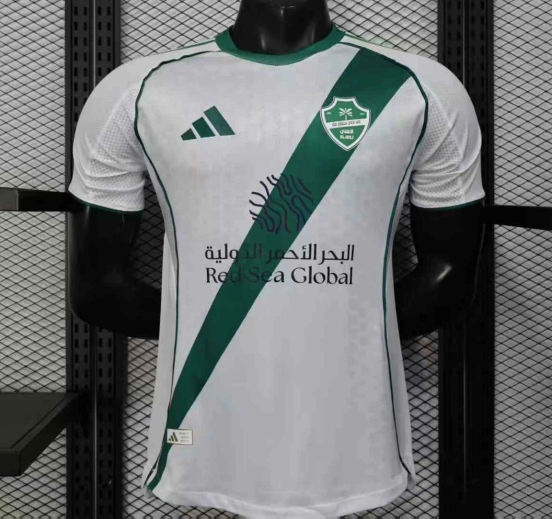 إصدار اللاعب 25/26 قميص الأهلي المنزلي الأبيض 25/26