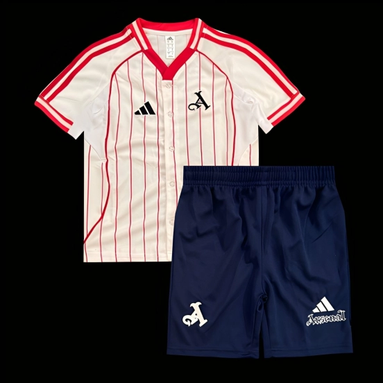 25/26 قميص بيسبول أرسنال الأمريكي للأطفال