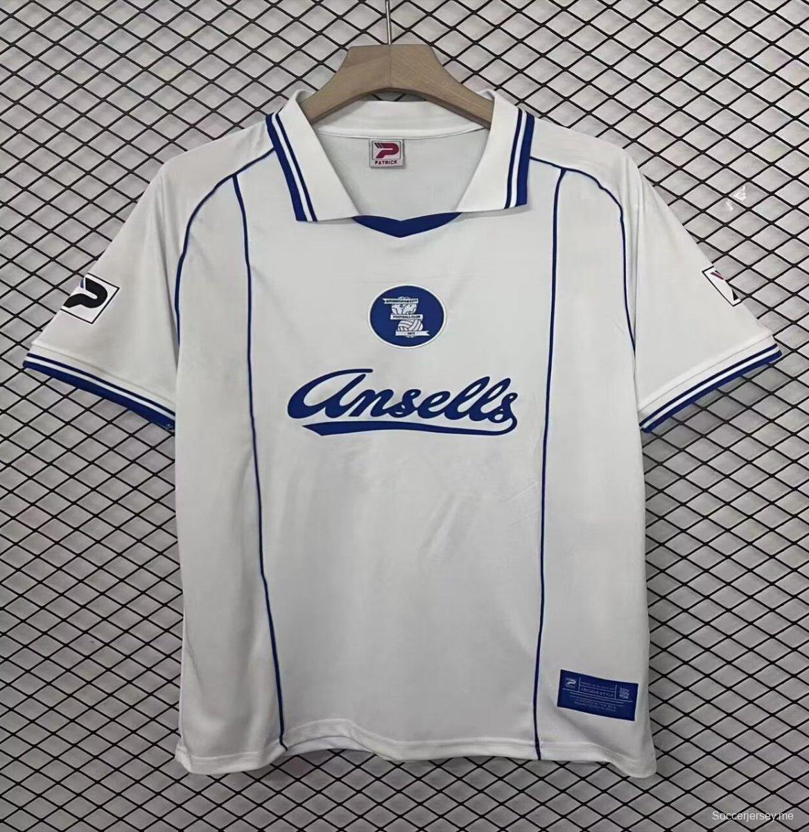 قميص ريترو 84/85 بيرمنجهام سيتي Away أبيض اللون