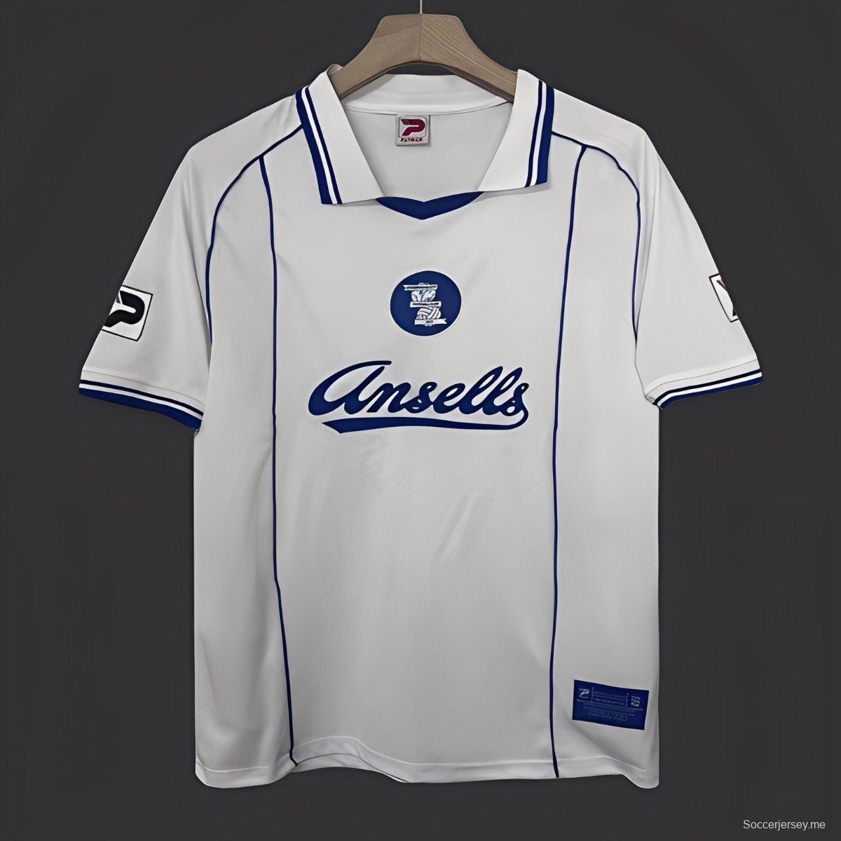 قميص ريترو 84/85 بيرمنجهام سيتي Away أبيض اللون