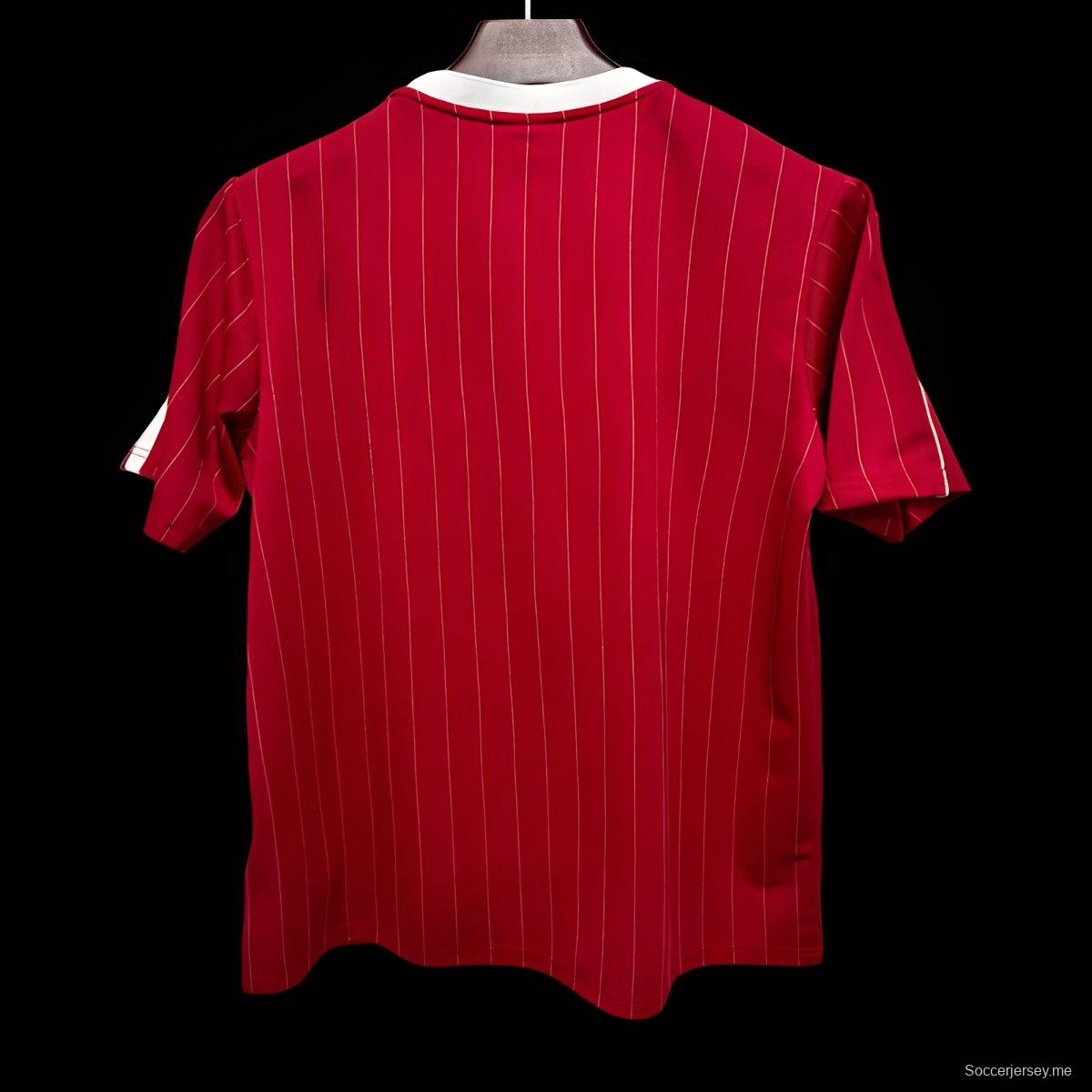 25/26 قميص مانشستر يونايتد أديداس أديداس أوريجينال تيراس أيكونز النبيذ