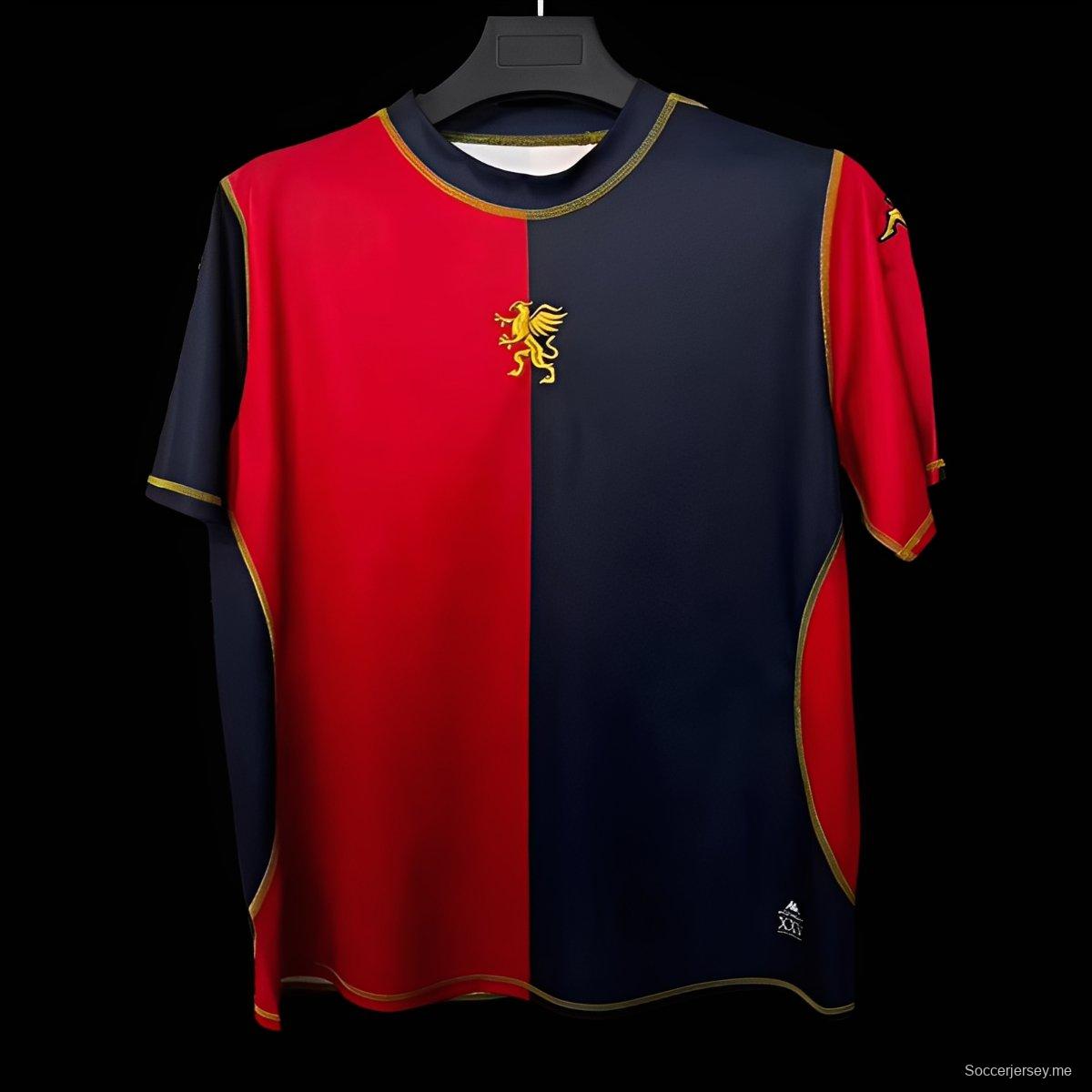 25/26 قميص جينوا أحمر-أزرق-أزرق 25/26 COMBAT XXV GENOA RED-BLUE DK-YELLOW