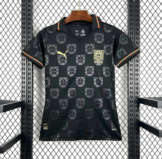 2026 قميص خاص للسيدات البرتغال أسود