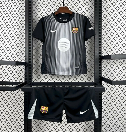 2025/26 طقم حارس مرمى برشلونة للأطفال