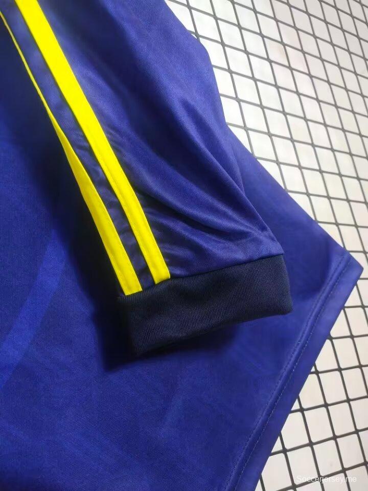 قميص نادي أمريكا الأزرق طويل الأكمام للعب خارج أرضه من موسم 97/98